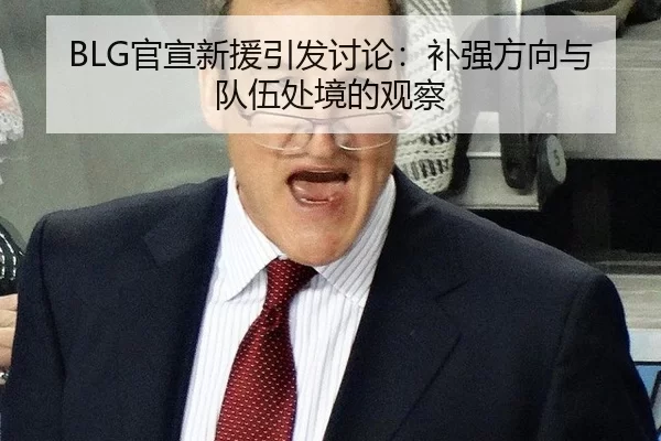 BLG官宣新援引发讨论：补强方向与队伍处境的观察 | BWIN